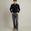 Camisa Hombre Algodón Cotelé Rob Gris Marengo