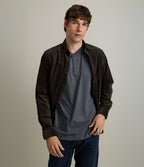 Camisa Hombre Algodón Cotelé Rob Verde Oscuro