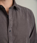 Camisa Hombre Cotelé Collins Gris
