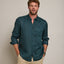 Camisa Hombre Lino M/Larga Dablin Verde Oscuro