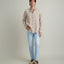 Camisa Hombre Gerry M/Larga Café