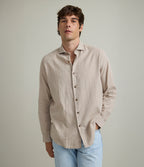 Camisa Hombre Gerry M/Larga Café