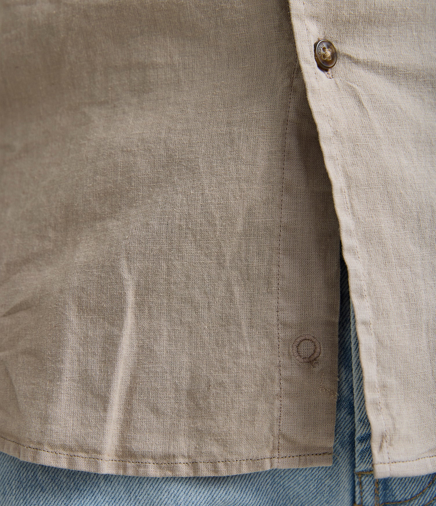Camisa Hombre Gerry M/Larga Café
