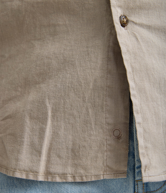Camisa Hombre Gerry M/Larga Café