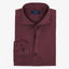 Camisa Hombre Lino Algodón Manga Larga Gerry Burdeo