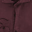 Camisa Hombre Lino Algodón Manga Larga Gerry Burdeo