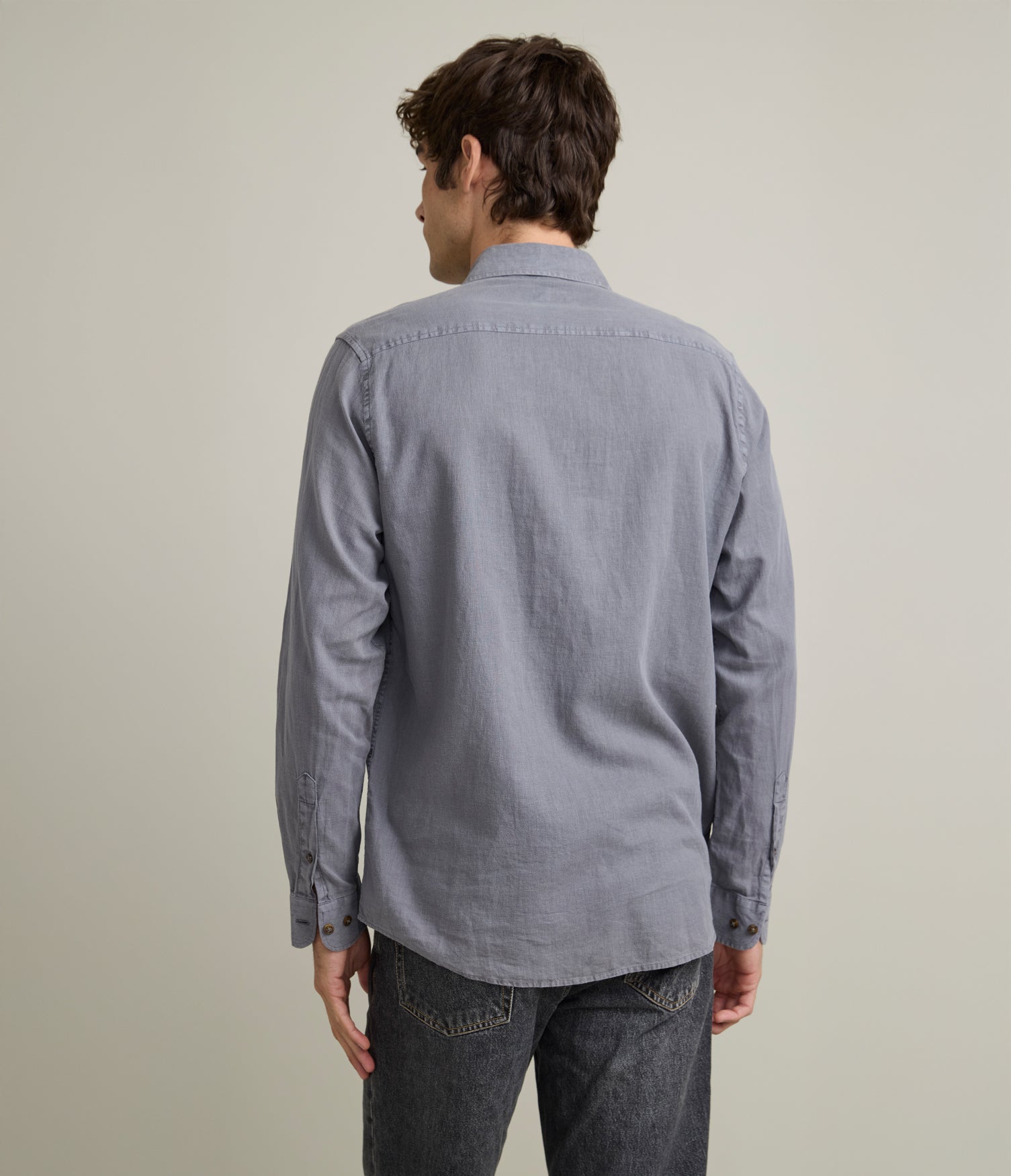 Camisa Hombre Gerry M/Larga Gris