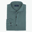 Camisa Hombre Lino Algodón Manga Larga Gerry Verde