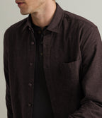 Camisa Hombre Franela Gideon Café