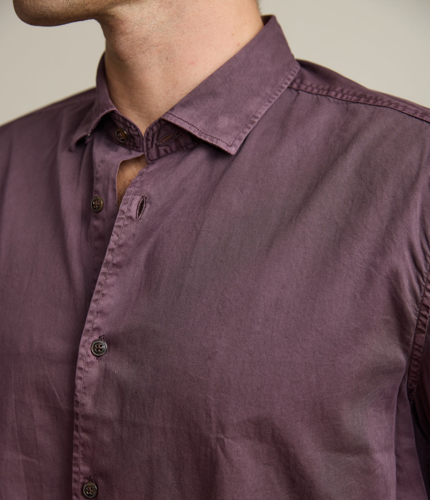 Camisa Hombre 100% algodón Afro burdeo