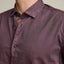 Camisa Hombre 100% algodón Afro burdeo