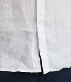 Camisa Hombre Lino Manga Larga Amalfi Blanco