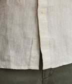 Camisa Hombre Lino Sintra M/Corta Beige
