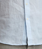 Camisa Hombre Lino Sintra M/Corta Celeste