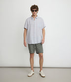 Camisa Hombre Lino Sintra M/Corta Gris