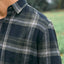 Camisa Hombre Algodón Franela Logan Cuadros Verde