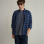 Camisa Hombre Lino Algodón Escosesa Mike