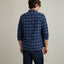 Camisa Hombre Lino Algodón Escosesa Mike