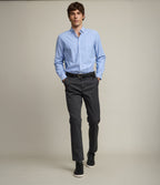 Camisa Hombre Oxford Manga Larga Ellies Azul