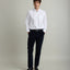 Camisa Hombre Oxford Manga Larga Ellies Blanco