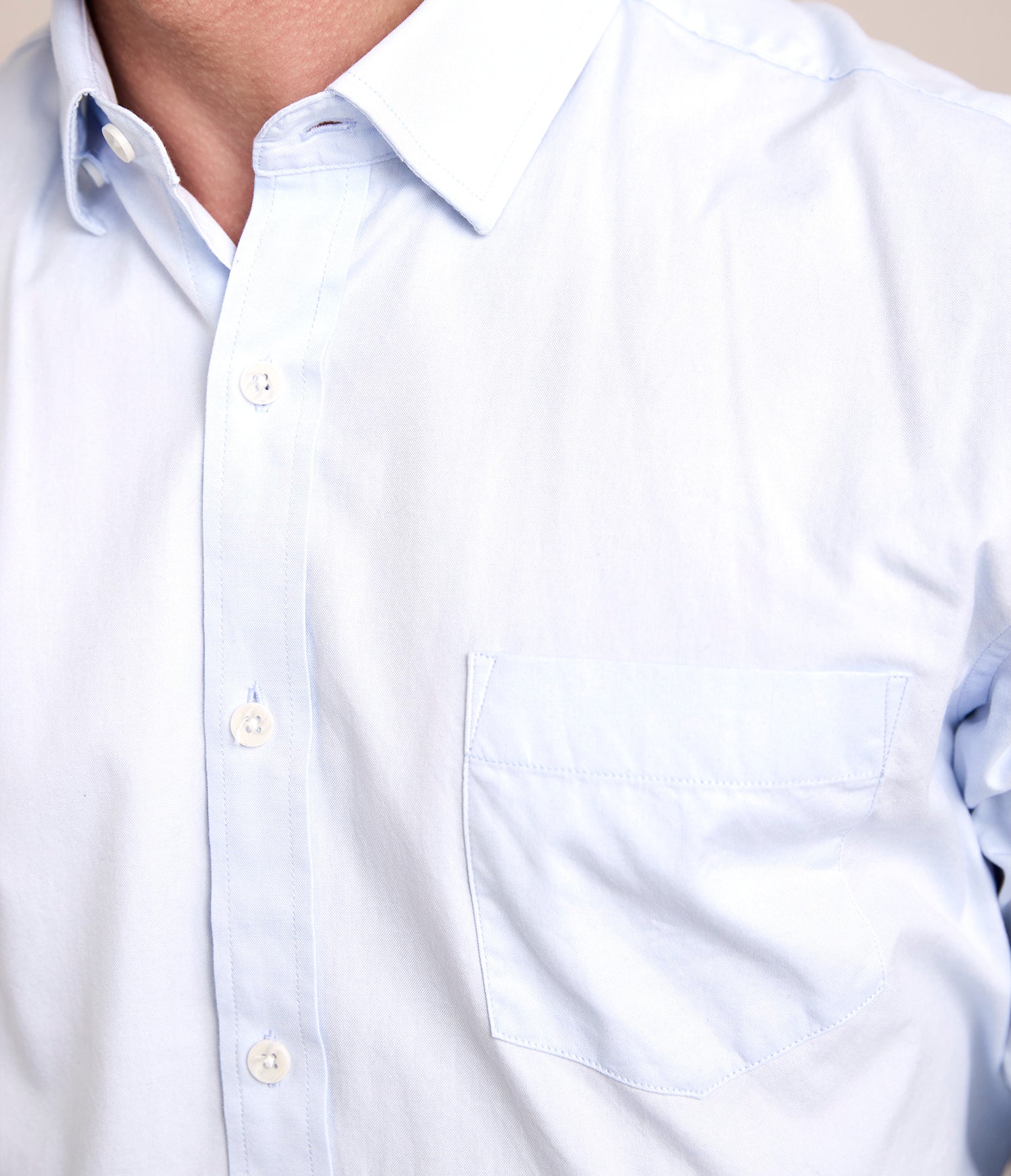 Camisa Hombre Oxford Manga Larga Elio Azul