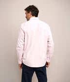 Camisa Hombre Oxford Manga Larga Elio Rojo