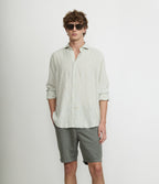 Camisa Hombre Lino Rayon Pitt Verde