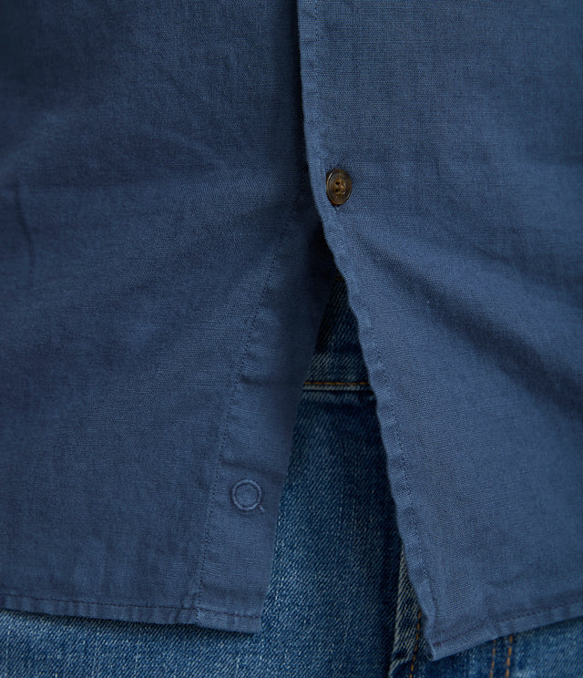 Camisa Hombre Silven M/Larga Azul