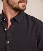 Camisa Hombre Tencell Manga Larga Gris Marengo Leo
