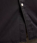 Camisa Hombre Tencell Manga Corta Gris Marengo Leo