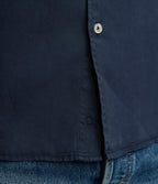 Camisa Hombre Tencel Manga Larga Azul Mark