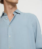 Camisa Hombre Tencel Manga Larga Celeste Mark