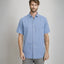 Camisa Hombre Tom M/Corta Celeste