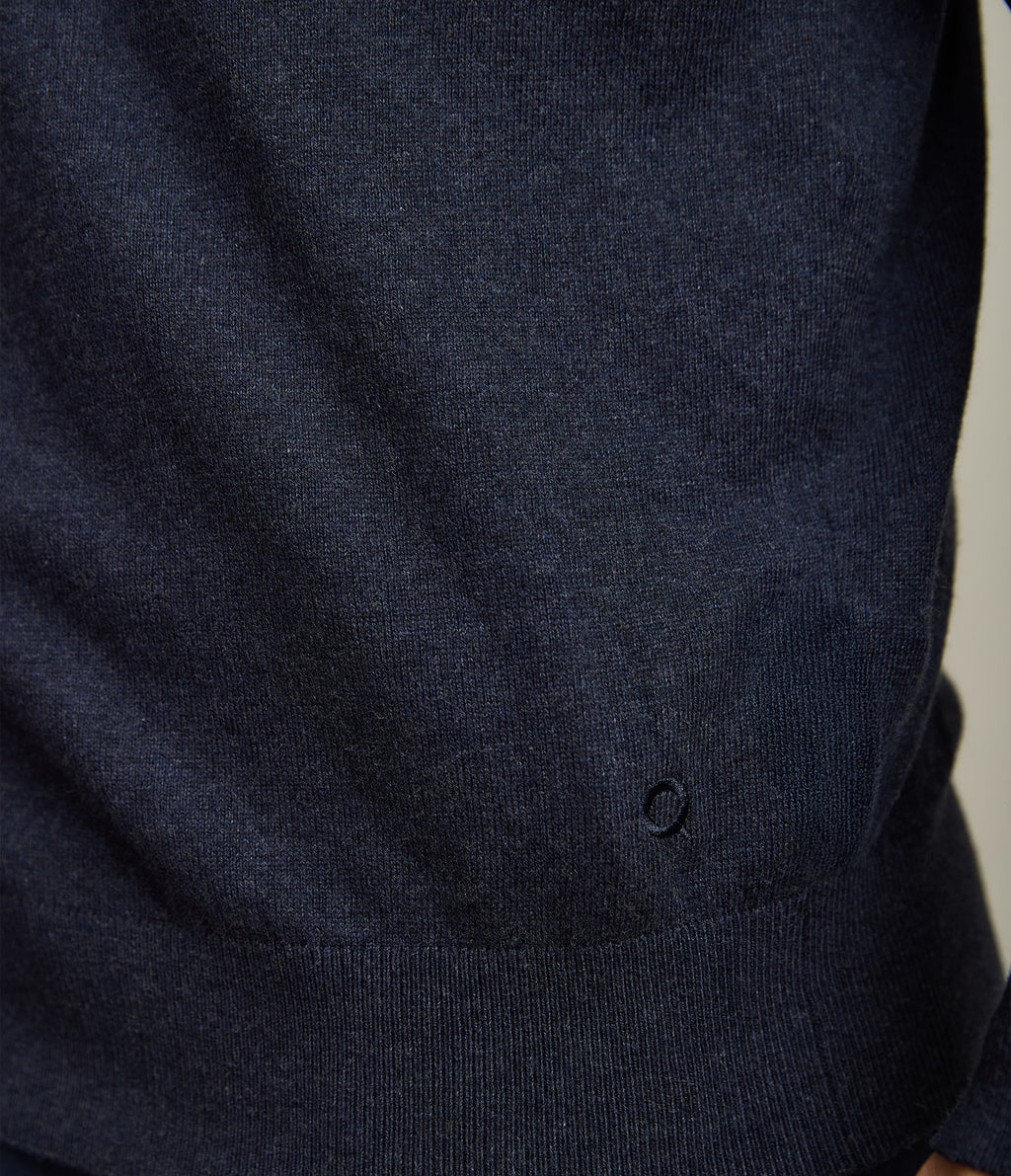 Cardigan Hombre Algodón Merino Balmai Azul Marino
