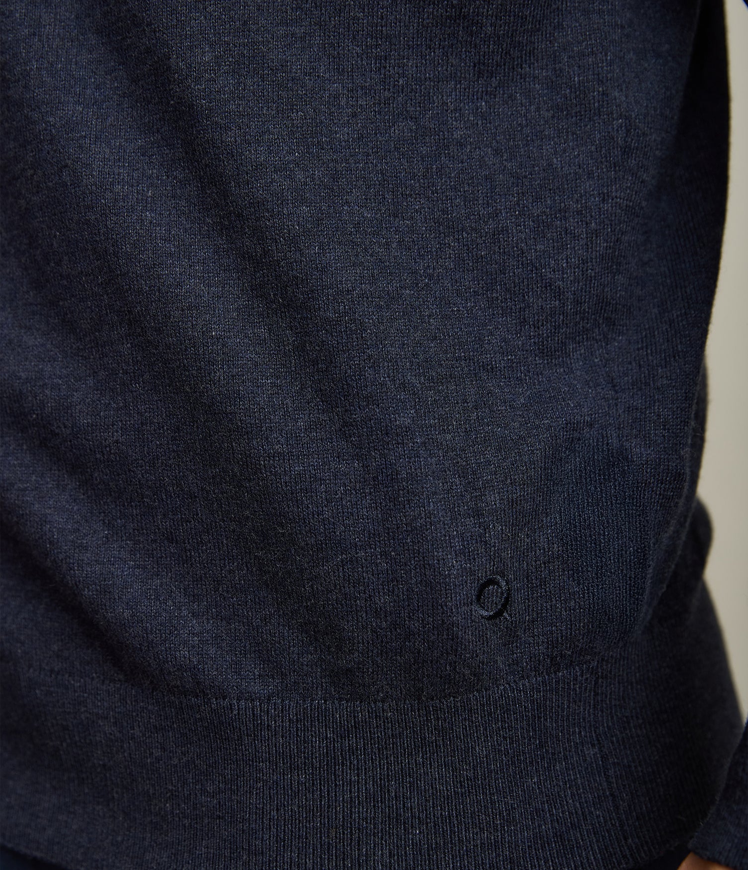 Cardigan Hombre Algodón Merino Balmai Azul Marino