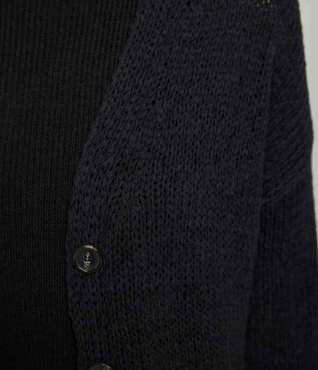 Cardigan Mujer Cinta Negro