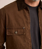 Chaqueta Hombre Canvas Café Scott