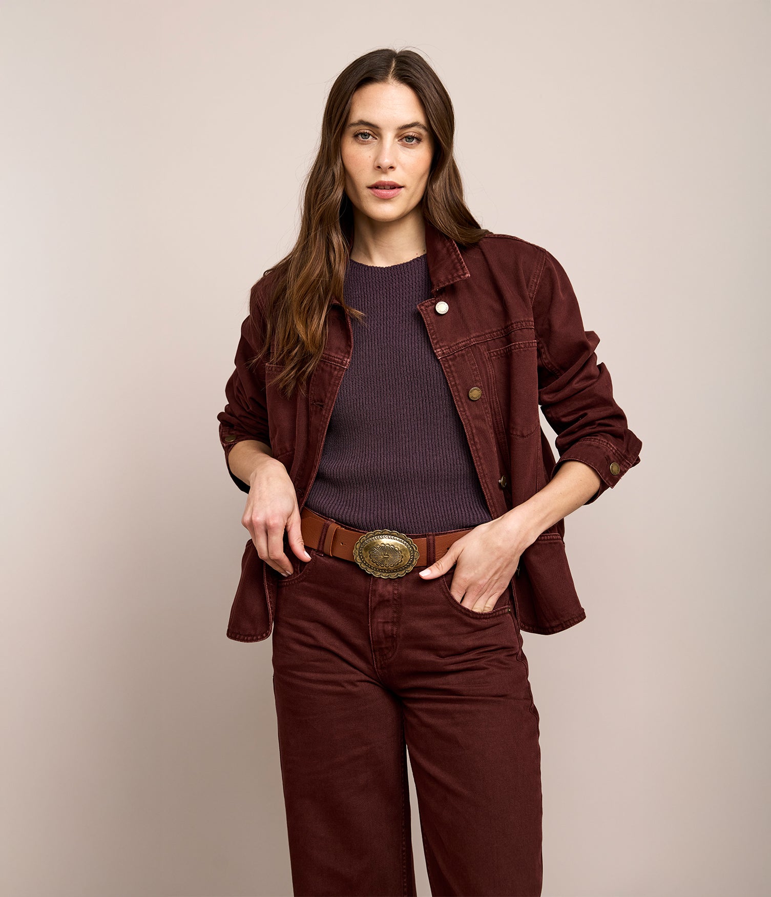 Chaqueta Denim Emma Burdeo