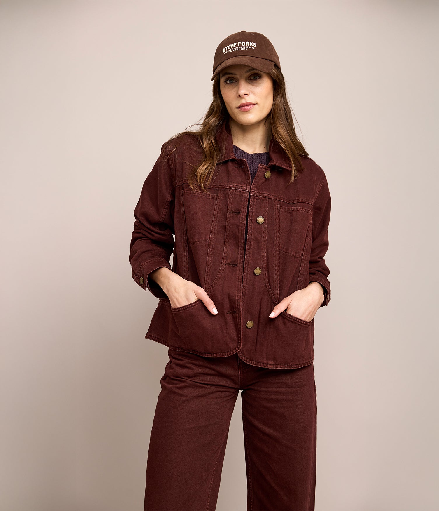 Chaqueta Denim Emma Burdeo