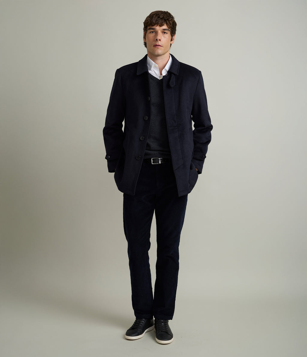 Chaqueta Hombre Lana Bonie Azul Marino