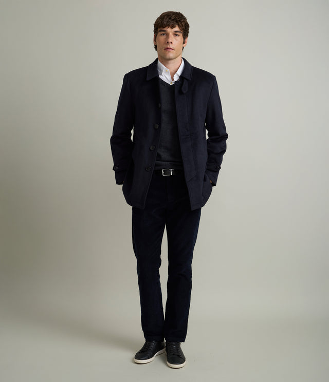Chaqueta Hombre Lana Bonie Azul Marino