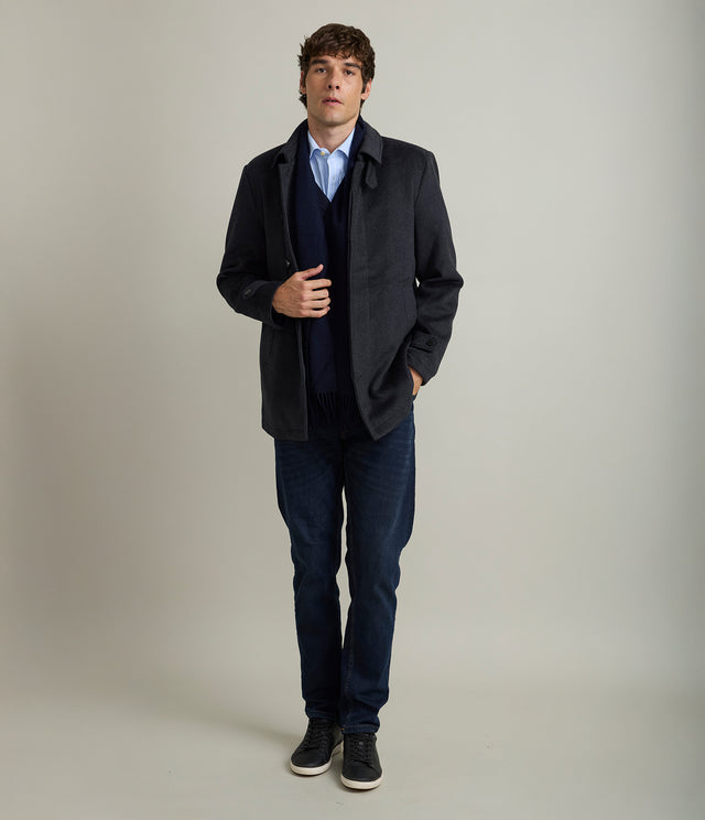 Chaqueta Hombre Lana Bonie Gris Marengo