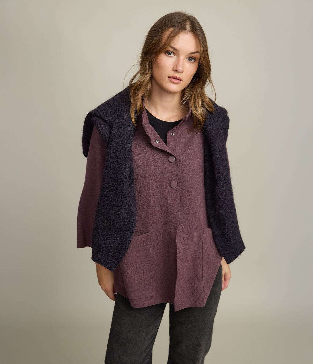 Chaqueta Mujer Otavia Morado Melage