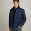 Parka Hombre Quilted Abotonada Azul Marino