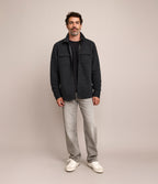 Chaqueta Hombre Quilted Shirt Gris Marengo