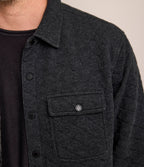 Chaqueta Hombre Quilted Shirt Gris Marengo