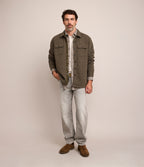 Chaqueta Hombre Quilted Shirt Verde