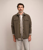 Chaqueta Hombre Quilted Shirt Verde
