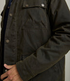 Chaqueta Hombre Wax Theo Verde