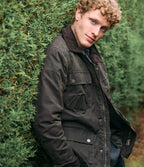 Chaqueta Hombre Wax Theo Verde